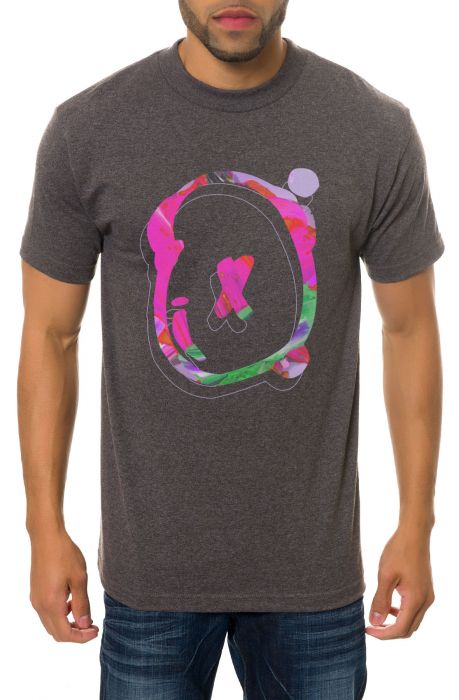 The Trippy Tee in Charcoal Heather