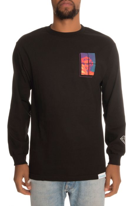 The Stagger LS Tee in Black Black