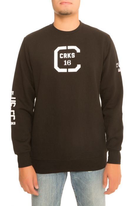 The USCC Crewneck Sweatshirt in Black