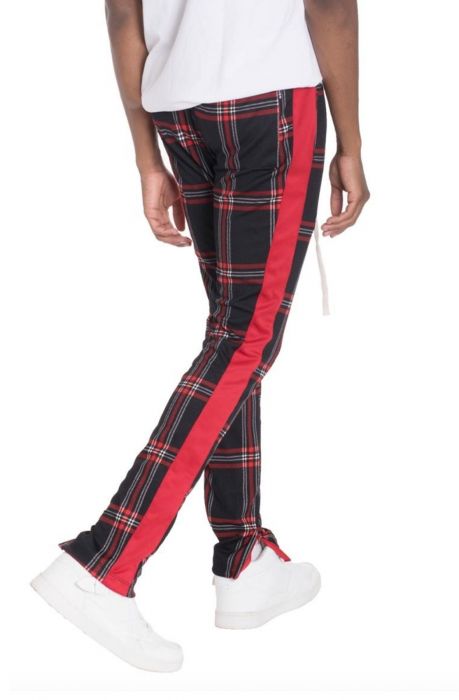 nike track pants red stripe