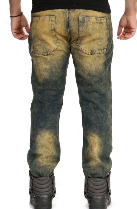 dark blue jeans men's slim fit