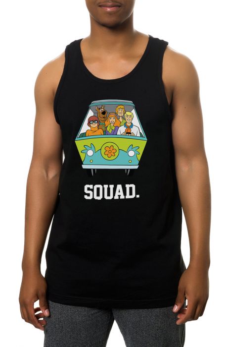 The Squad Tank Top in Black