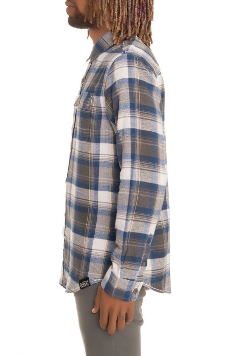 Cool Vibes Flannel in Blue