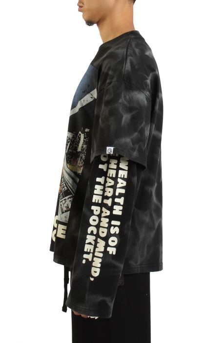 Billionaire Boys Club Arrivals Layered T-Shirt 851-9308-BLK - Karmaloop