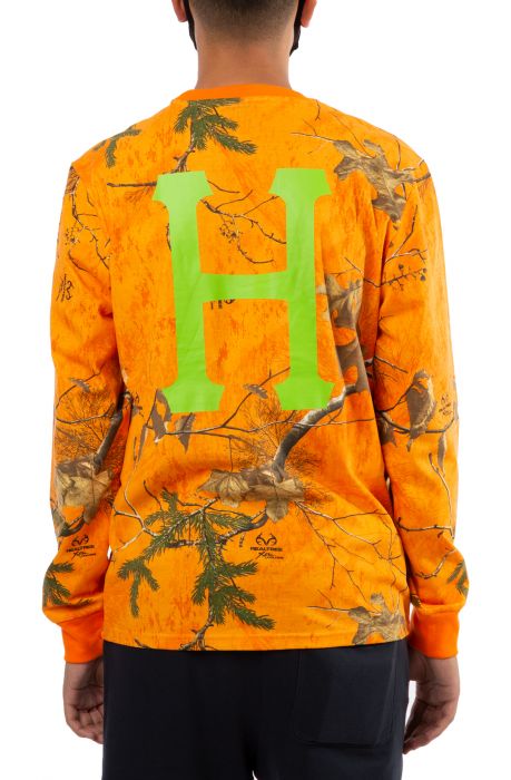 HUF Real Tree Long Sleeve Tee TS01181-ORG - Karmaloop