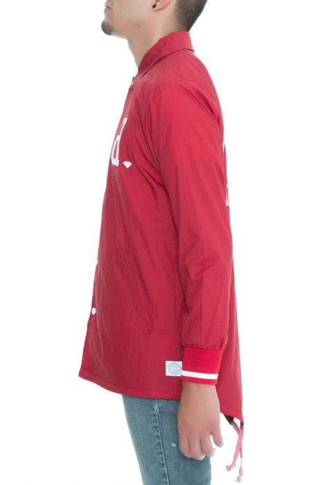 The Heavyweights Coaches Jacket in Red