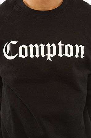 The Compton Crewneck Sweatshirt in Black