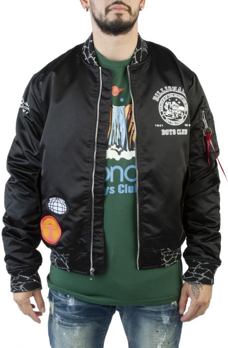 BILLIONAIRE BOYS CLUB BB Rucksack Jacket 821-7403BLK - Karmaloop