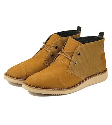 Toms Toms For Men Mateo Chukka Chestnut Brown Embossed Suede Boots 10007038 Karmaloop