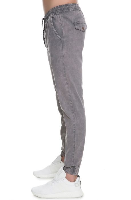 The Alvaro Jogger Pants in Charcoal Wash