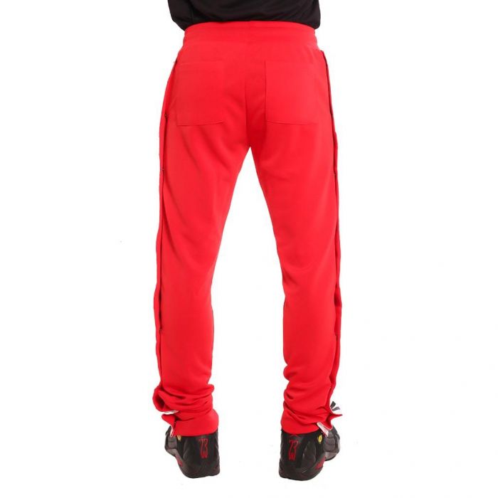 8&9 CLOTHING Drip Tear Away Track Pants Red TADRIPRED - Karmaloop