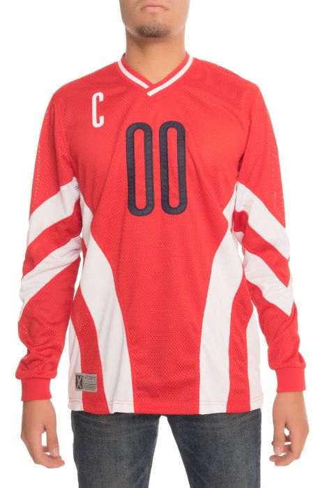 The Center Ice Jersey in Red Red