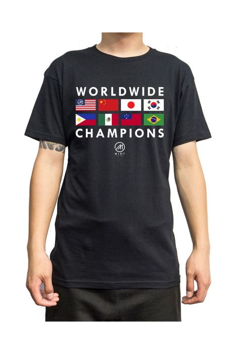 The Mint Flags 2 Tee 2X-3X in Black