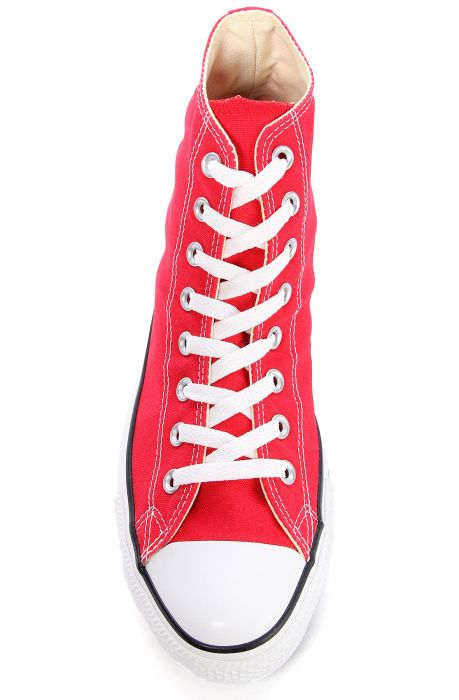 The Chuck Taylor All Star Hi Sneaker in Red