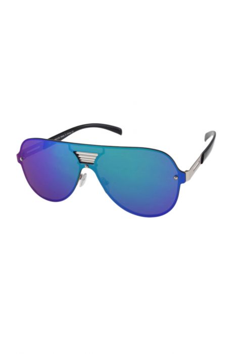 The Everest Sunglasses in Silver and Blue