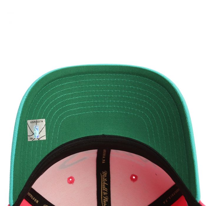 Mitchell & Ness NBA San Antonio Spurs 2 Tone 2.0 Pro-Crown Snapback HHSS5132-SASYYPPPPINK - Karmaloop