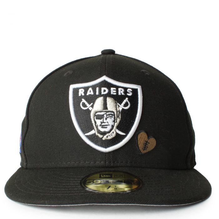 NEW ERA CAPS Las Vegas Raiders Team Heart 59FIFTY Fitted Hat 60243697 ...
