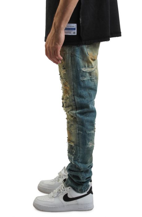 BRIAN BROTHERS INC. Sean Ripped Slim Jeans JS2285-DES - Karmaloop