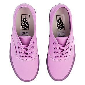 VANS The Women's Authentic Translucent Gum in Violet VN0A38EMU5S ...