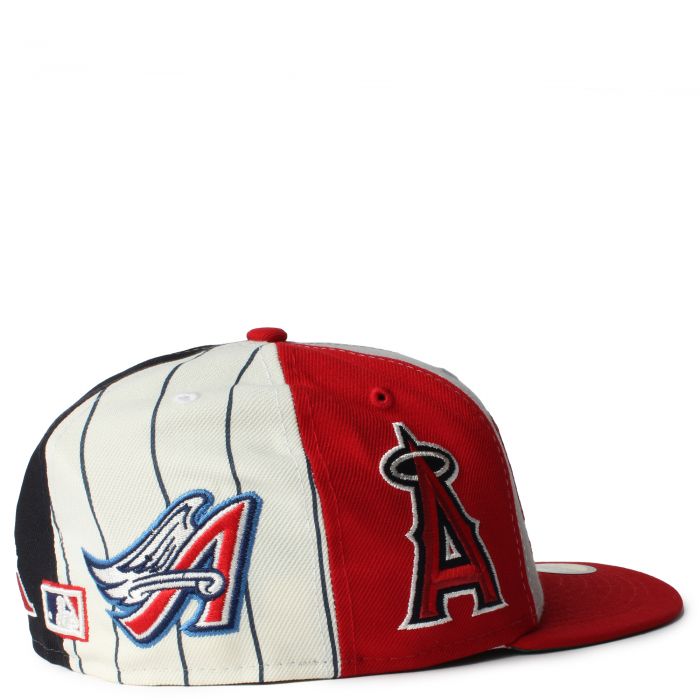 Houston Astros PINWHEEL White-Black Fitted Hat by New Era