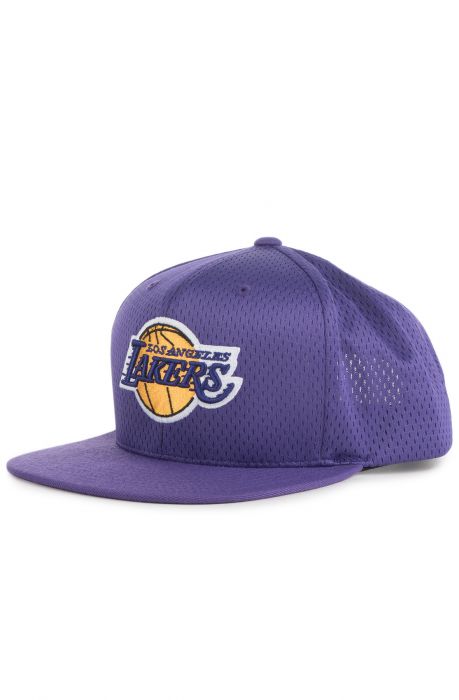 The Los Angeles Lakers Jersey Mesh Snapback