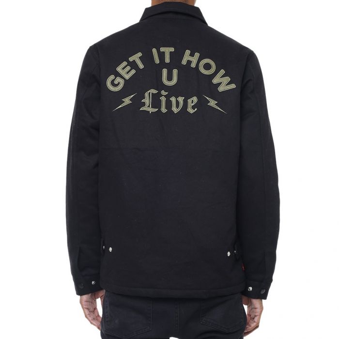 The Get It How You Live Shop Jacket in Black