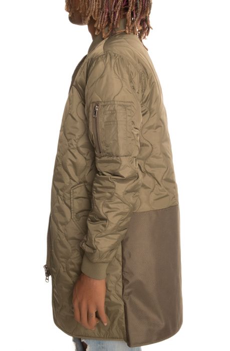 The Tarmac Liner Trench Jacket in Army