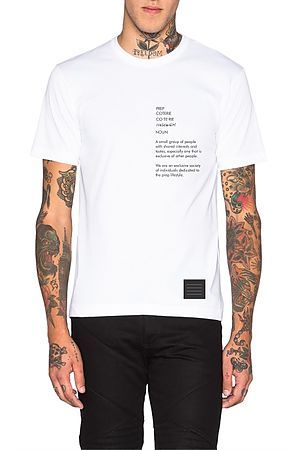 The Prep Coterie Definition B T-Shirt in White