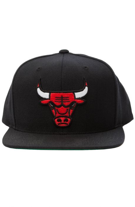 The Chicago Bulls Snapback in Black