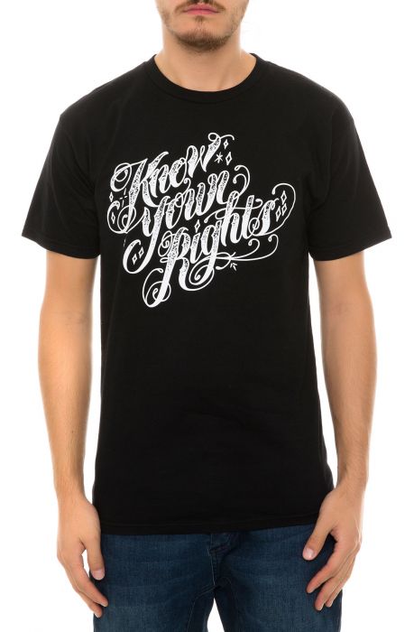 The Know Your Rights Tee in Black