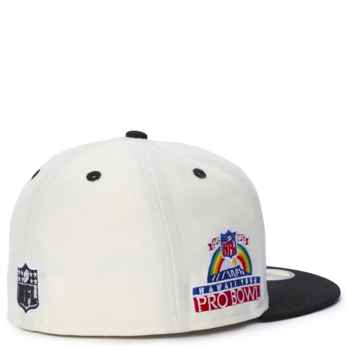Las Vegas Raiders New Era 1990 Pro Bowl Patch 59Fifty Fitted Hat