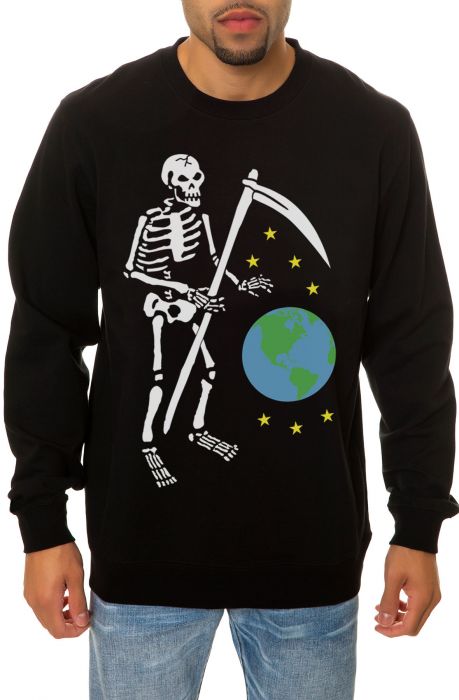 The Death From Above Crewneck Sweatshirt in Black
