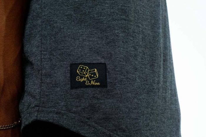 The Dice Henley in Black