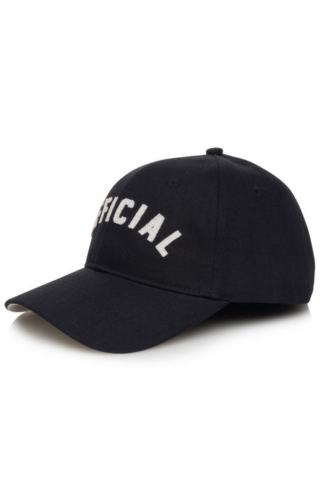 The Arc Strapback Hat in Black