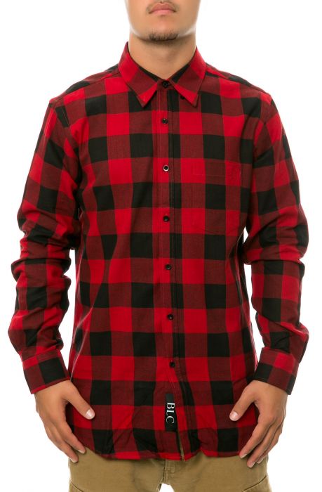 The Buffalo Flannel in Red