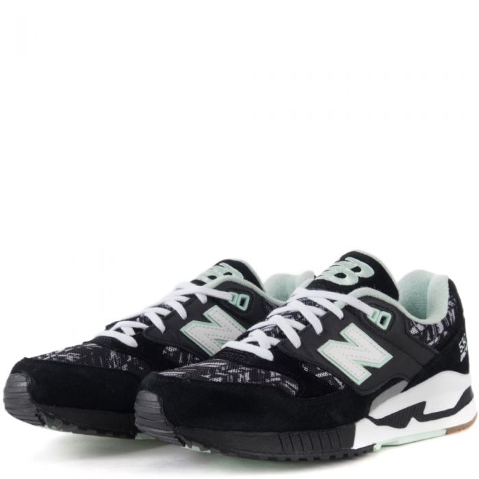 new balance 530 black and white women's