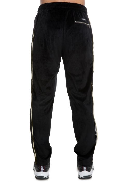 CROOKS AND CASTLES The C&C Chain Track Pants in Black C1870605 - Karmaloop