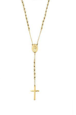 The Rosary Necklace - Gold