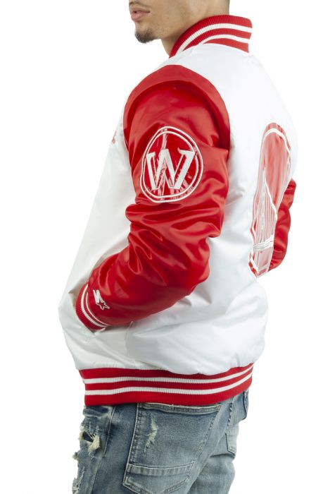 Starter Golden State Warriors White Red Jacket White/Red