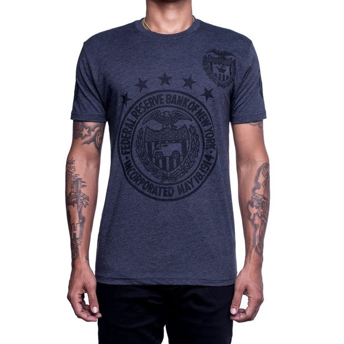 The Fed Reserve T Shirt in Charcoal