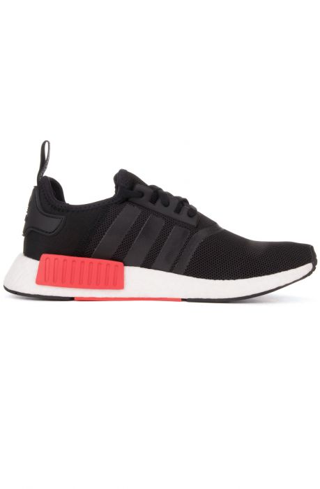 The adidas NMD R1 Sneaker in Black and Red