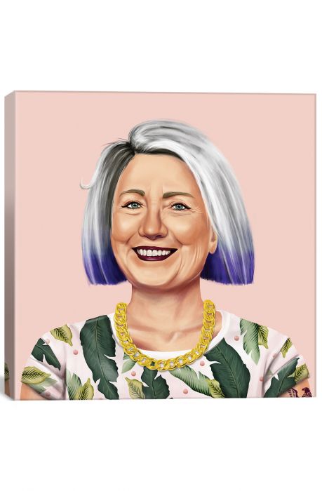 The Hillary Clinton by Amit Shimoni Canvas Print 18 x 18 in Multi