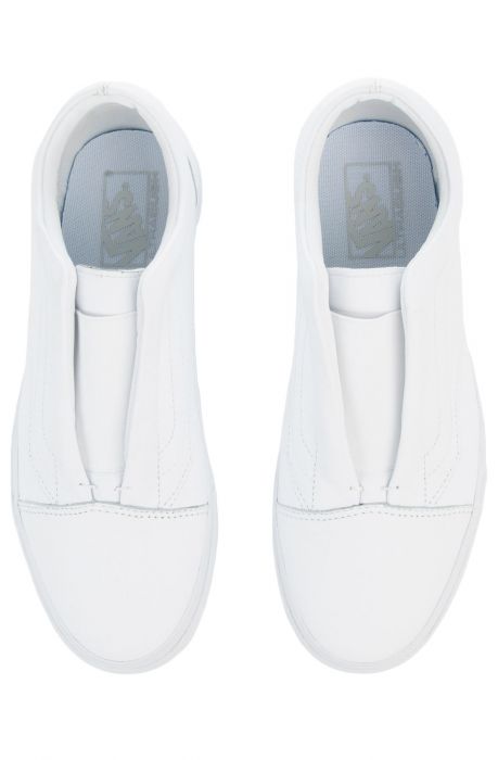 The Old Skool Laceless DX in True White