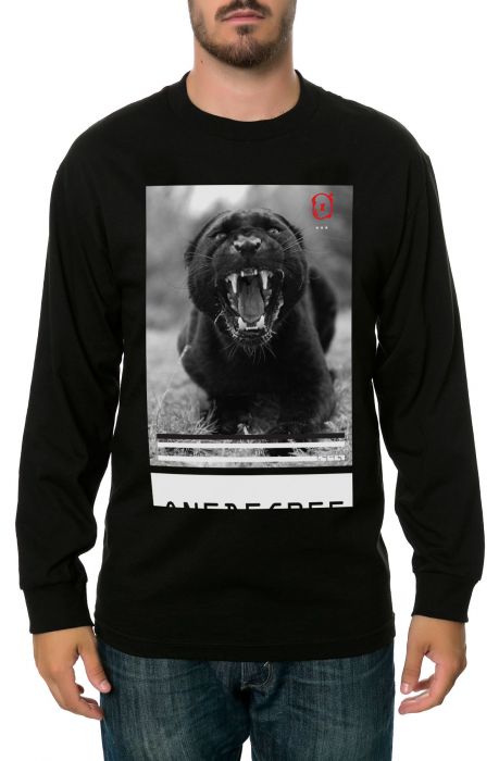 The Aggression Long Sleeve Tee in Black
