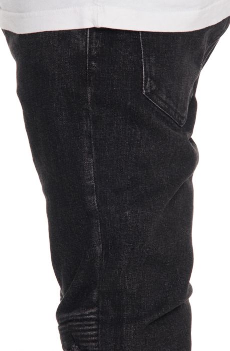 The Amur 5 Pocket Denim Jeans in Black