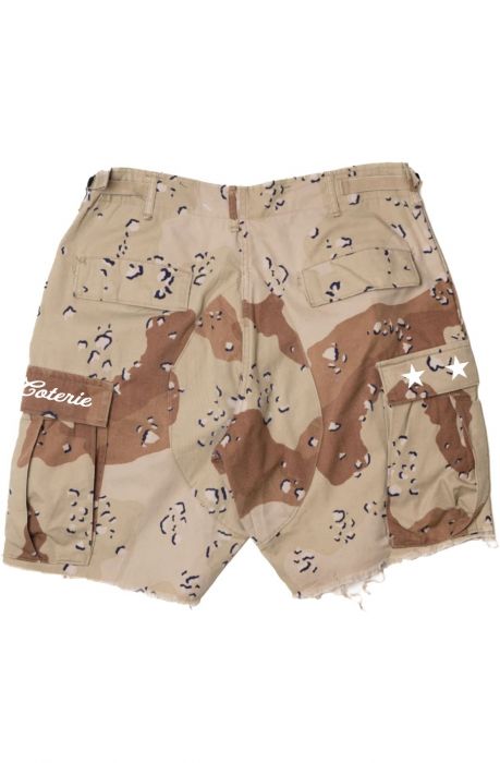 Stars Cutoff 6 Color Desert Camo Cargo Shorts