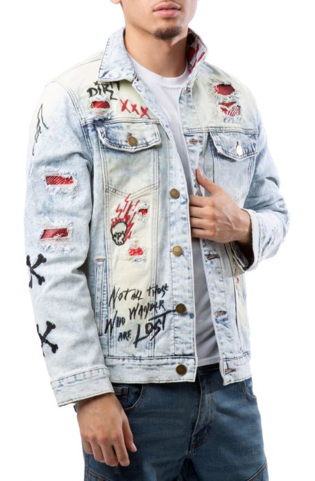 MAISON NOIR Judgment Day Denim Jacket MNA1-013 - Karmaloop