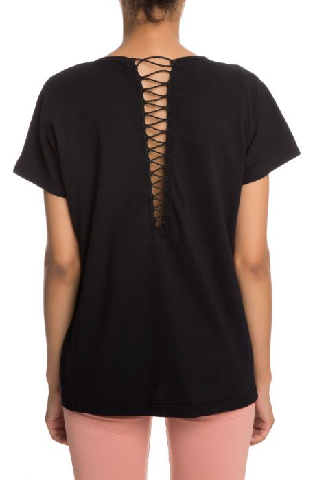 The Lux Fashion Tee in Black