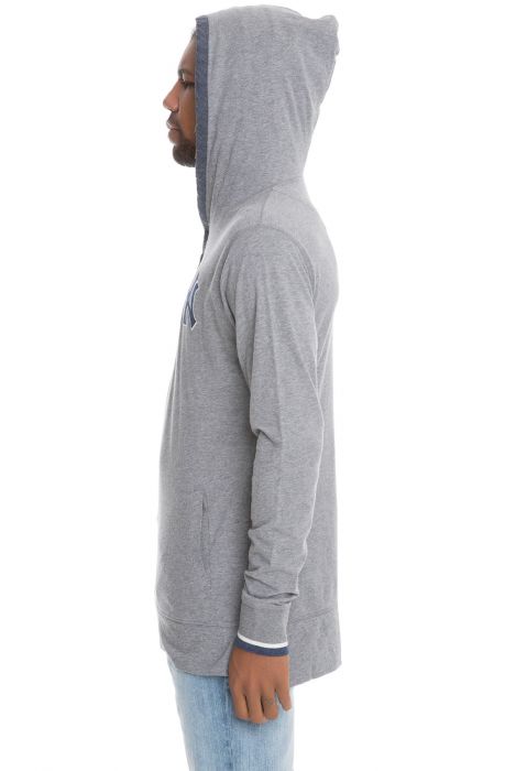 The New York Yankees Seal The Win Hooded longsleeve in Grey Heather