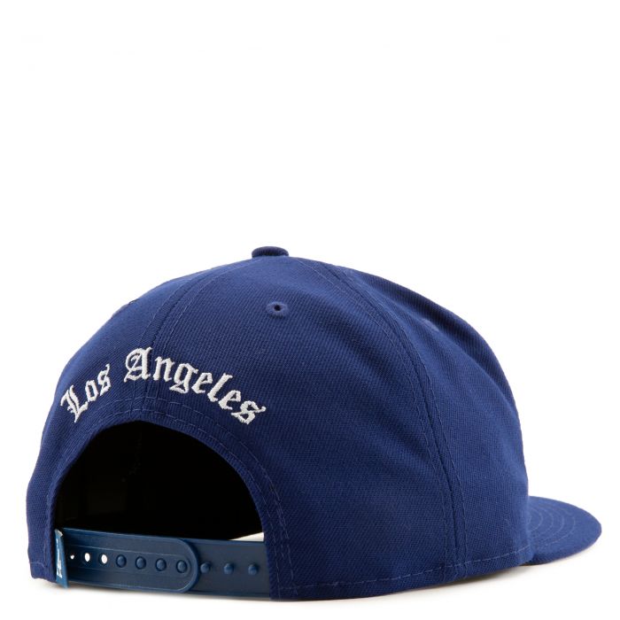 Cappellino Snapback Los Angeles Dodgers MLB - Blu Visiera Piatta Unisex - 4